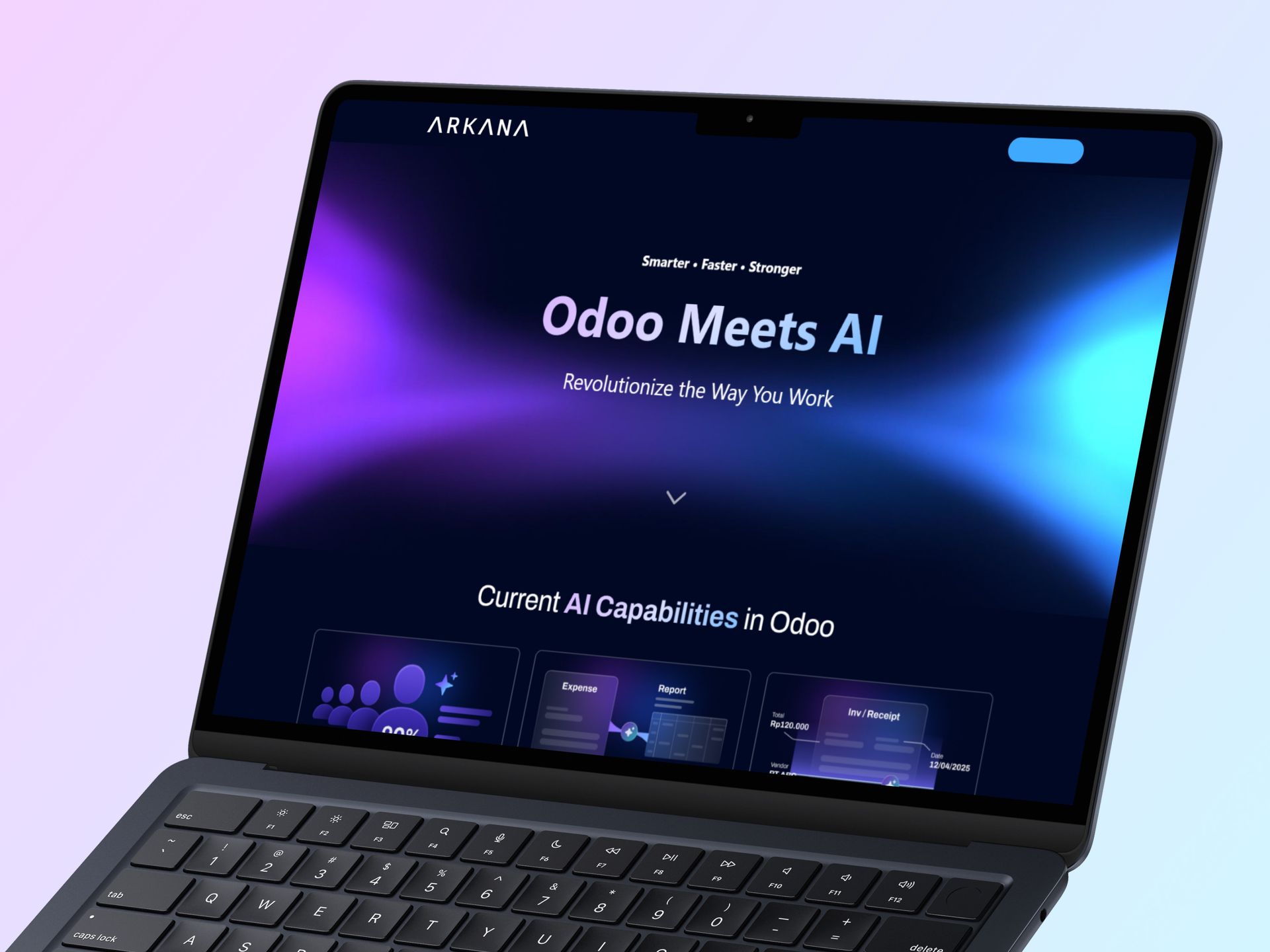 UI Website Arkana Odoo AI