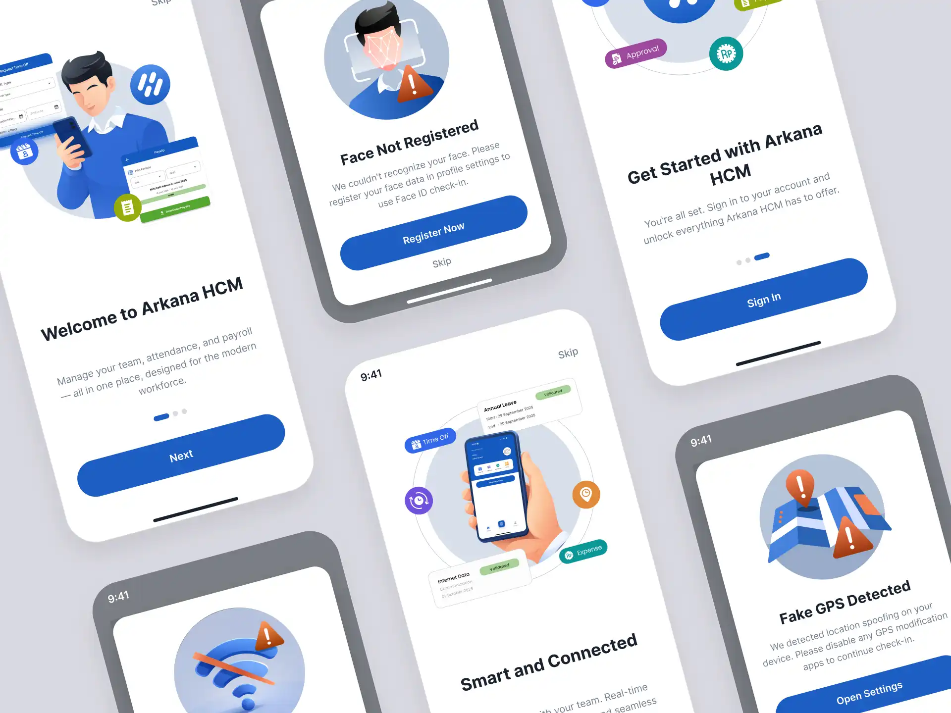 Arkana HCM On Boarding and Modal Illustration