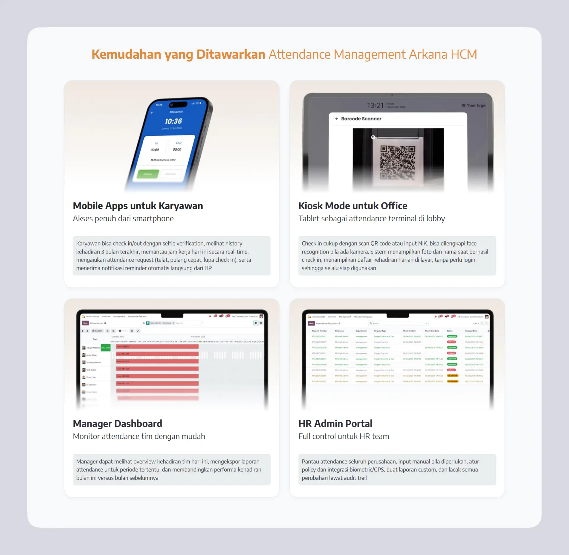 Arkana HCM Mockup Website