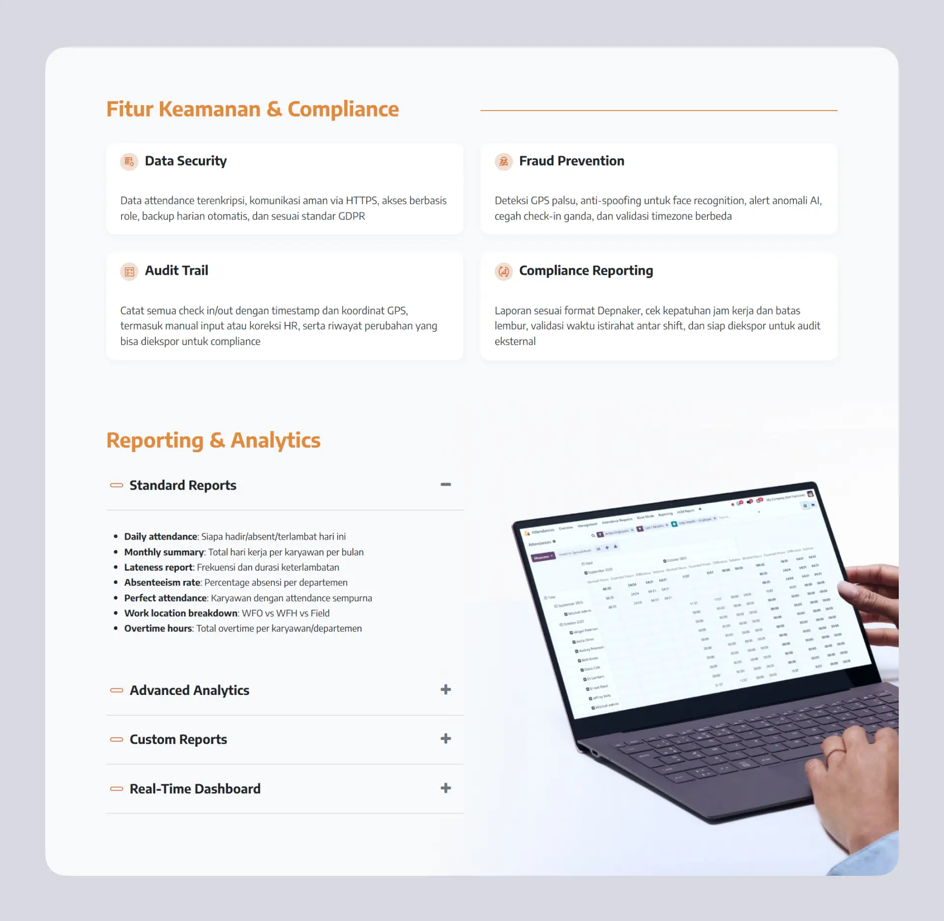 Arkana HCM Mockup Website