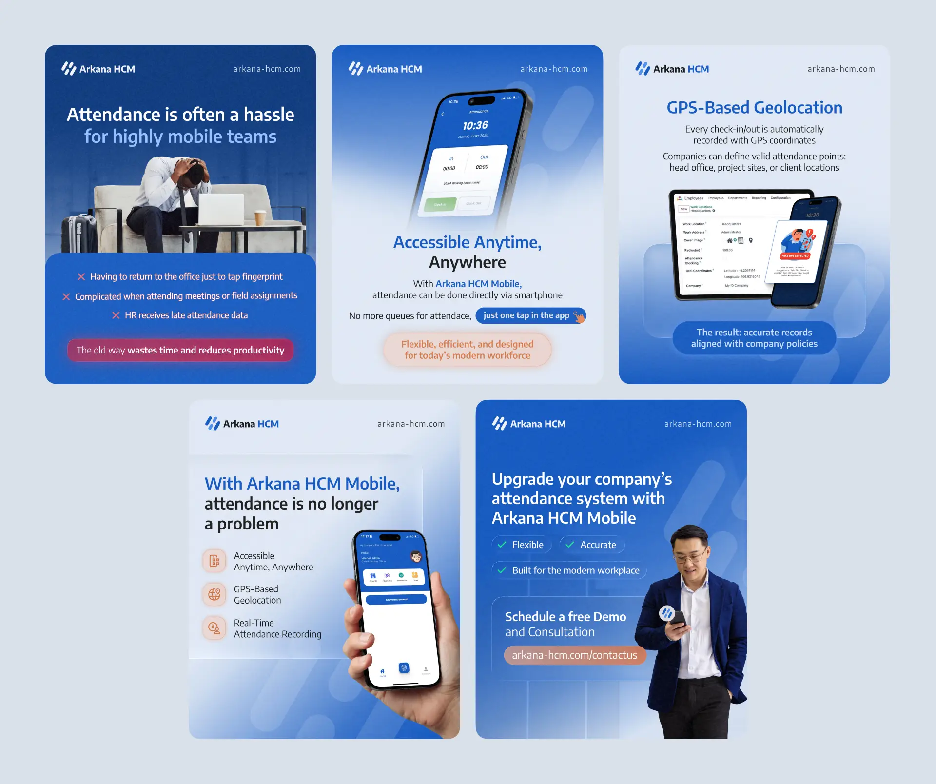 Social Media Campaign Arkana HCM Mobile