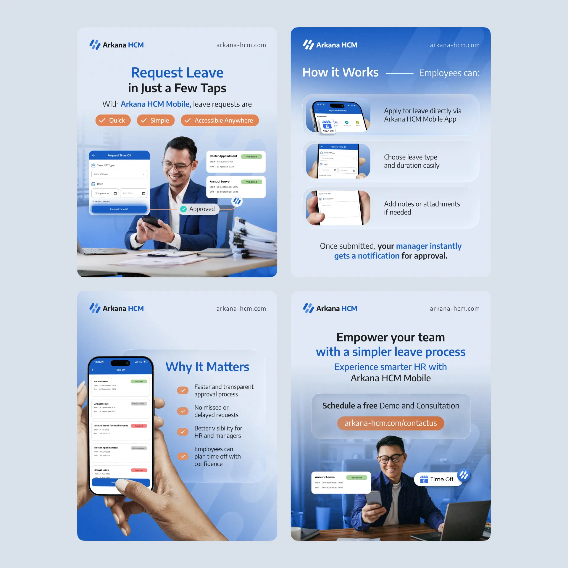Social Media Campaign Arkana HCM Mobile