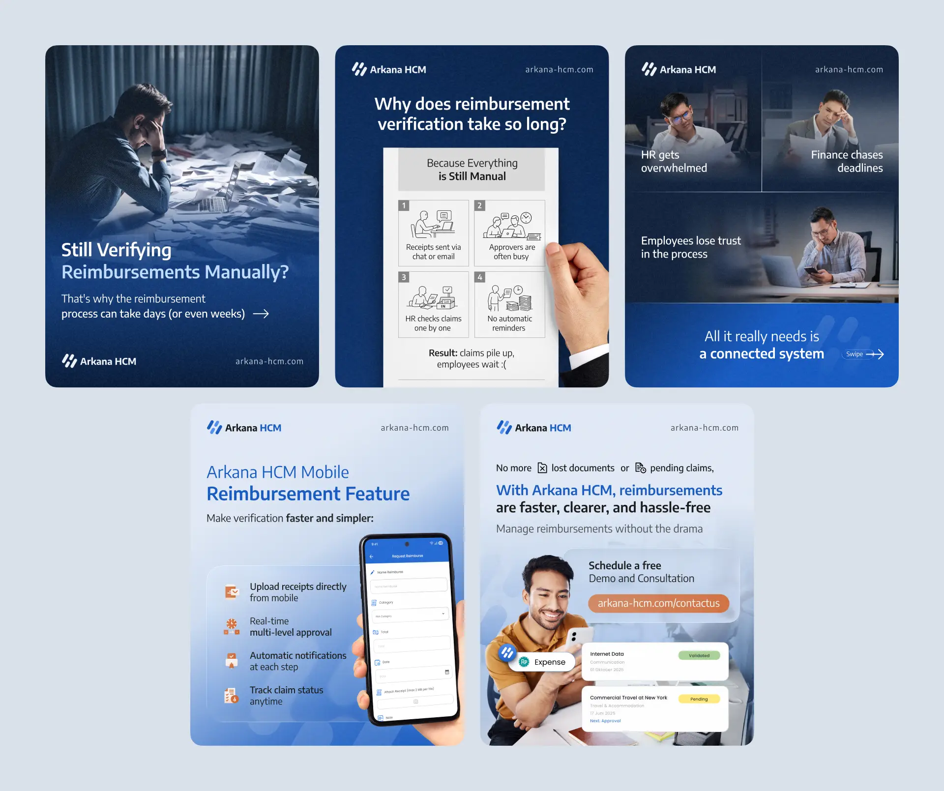Social Media Campaign Arkana HCM Mobile